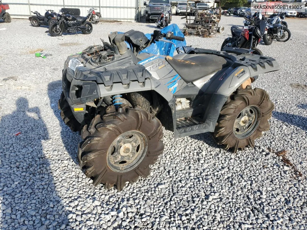 2023 Polaris Sportsman 850 High Lifter Edition VIN: 4XASXN850PB143005 Lot: 78613884