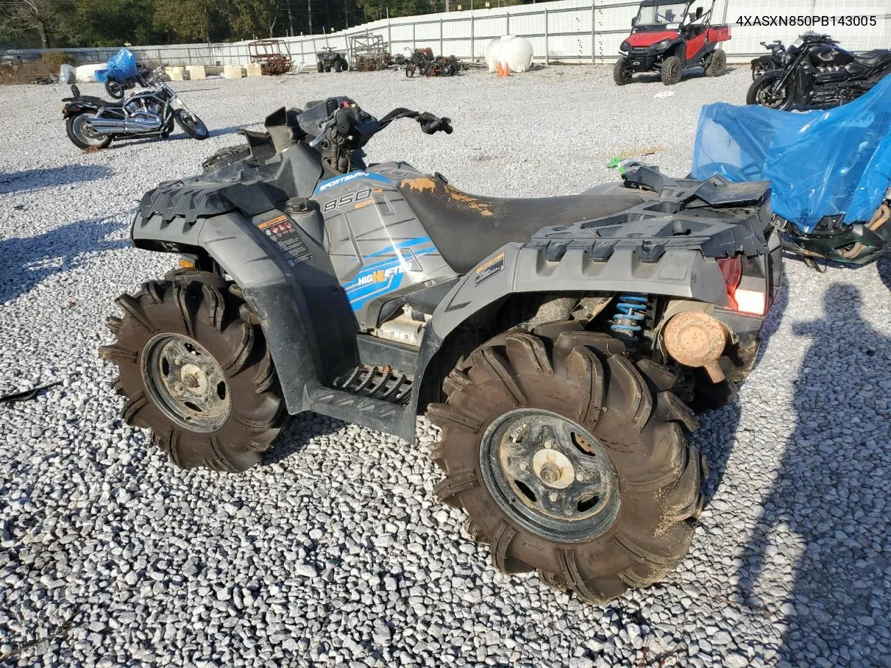 2023 Polaris Sportsman 850 High Lifter Edition VIN: 4XASXN850PB143005 Lot: 78613884