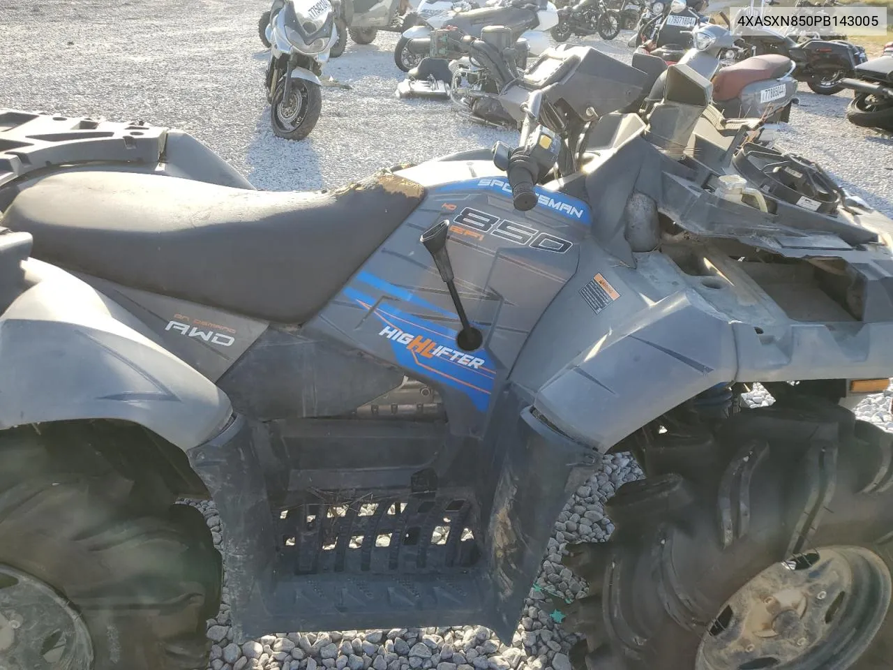 2023 Polaris Sportsman 850 High Lifter Edition VIN: 4XASXN850PB143005 Lot: 78613884