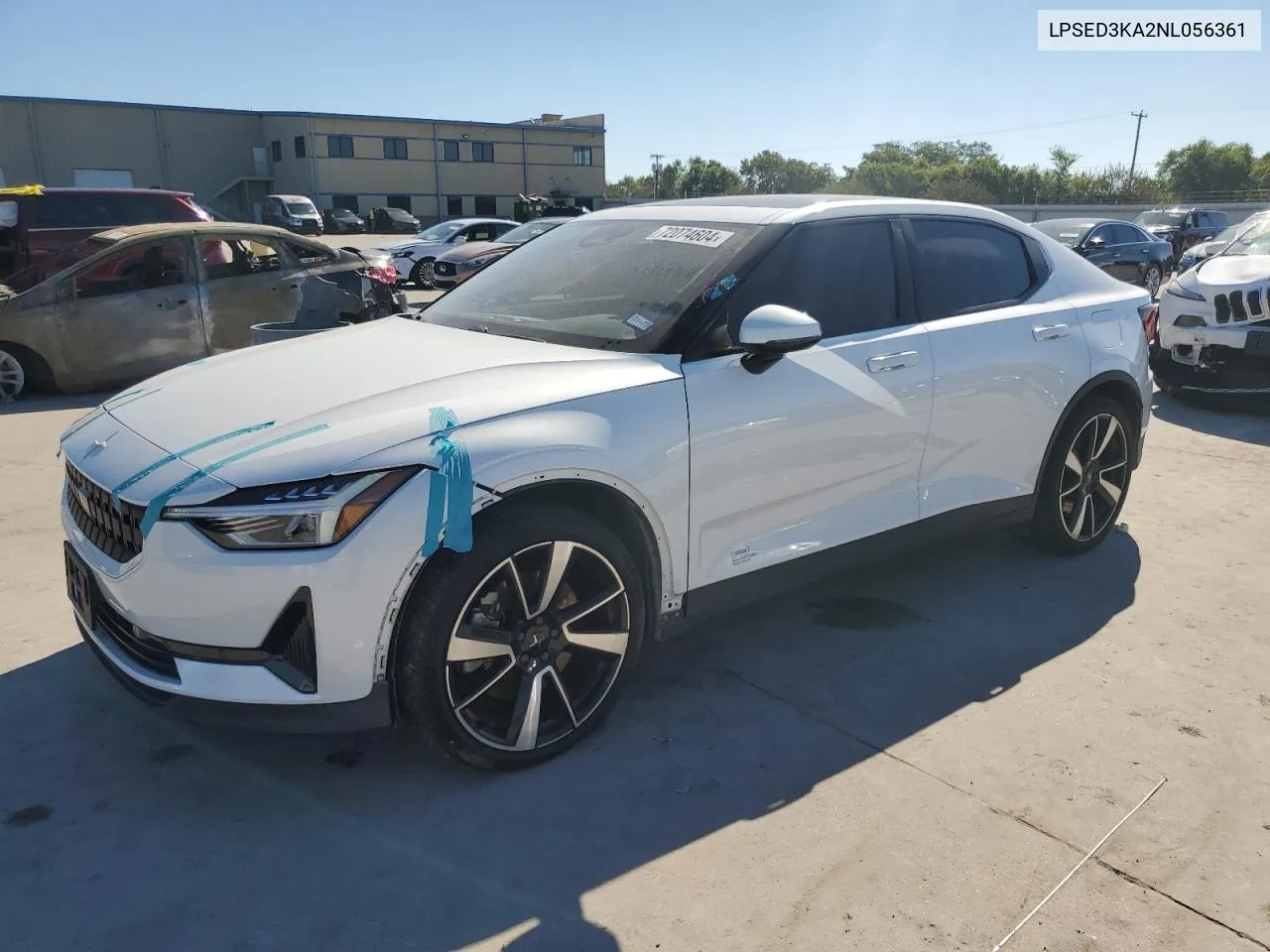 2022 Polestar 2 VIN: LPSED3KA2NL056361 Lot: 72074604