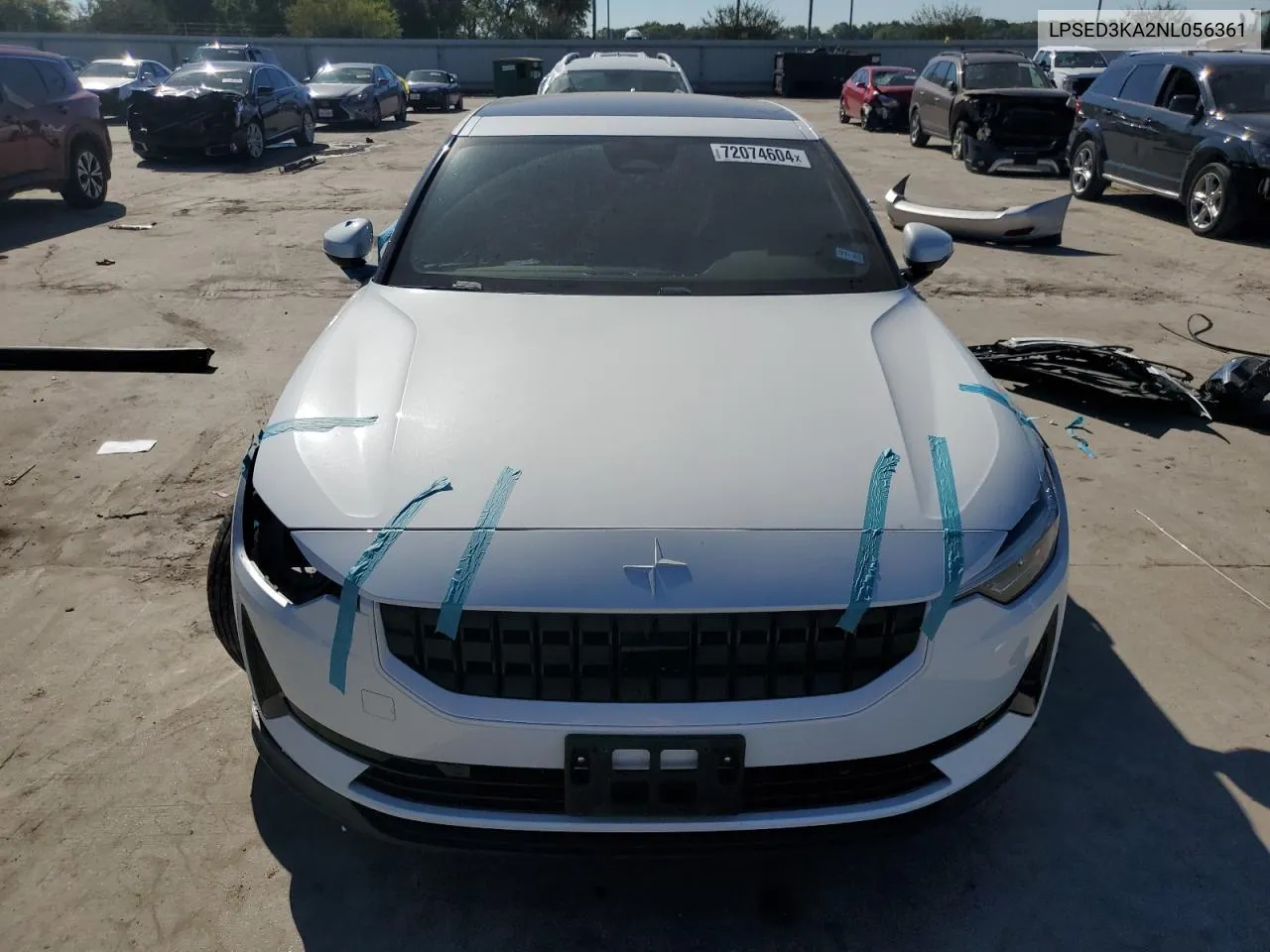 2022 Polestar 2 VIN: LPSED3KA2NL056361 Lot: 72074604