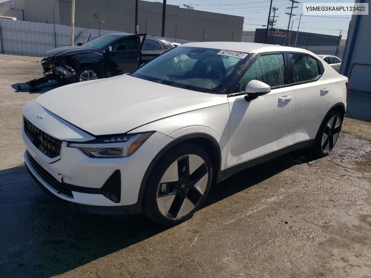 2023 Polestar 2 VIN: YSMEG3KA6PL123422 Lot: 74035614