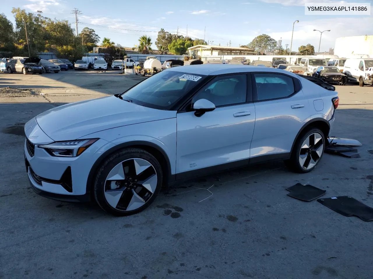 2023 Polestar 2 VIN: YSMEG3KA6PL141886 Lot: 74600664