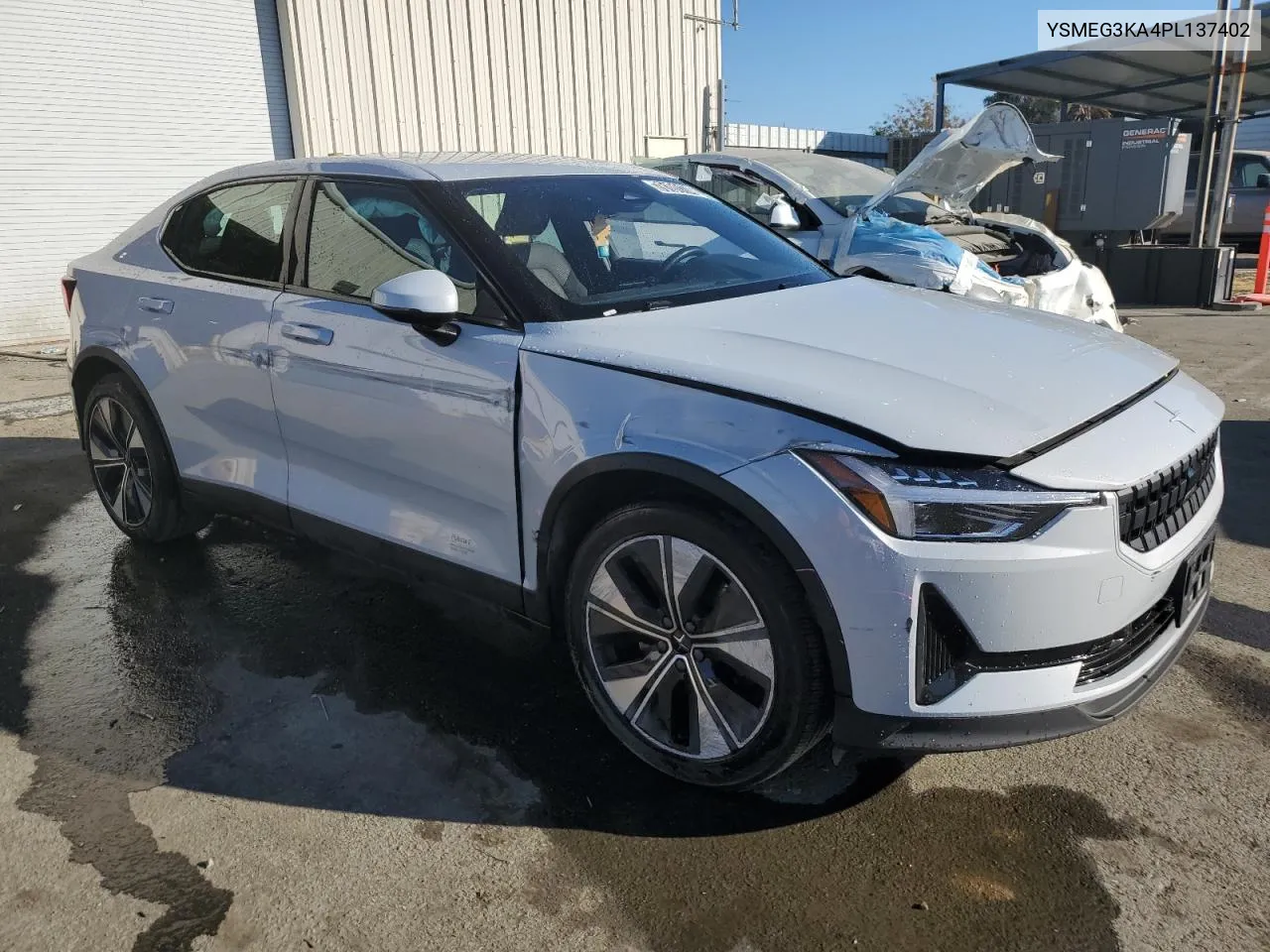 2023 Polestar 2 VIN: YSMEG3KA4PL137402 Lot: 76191174