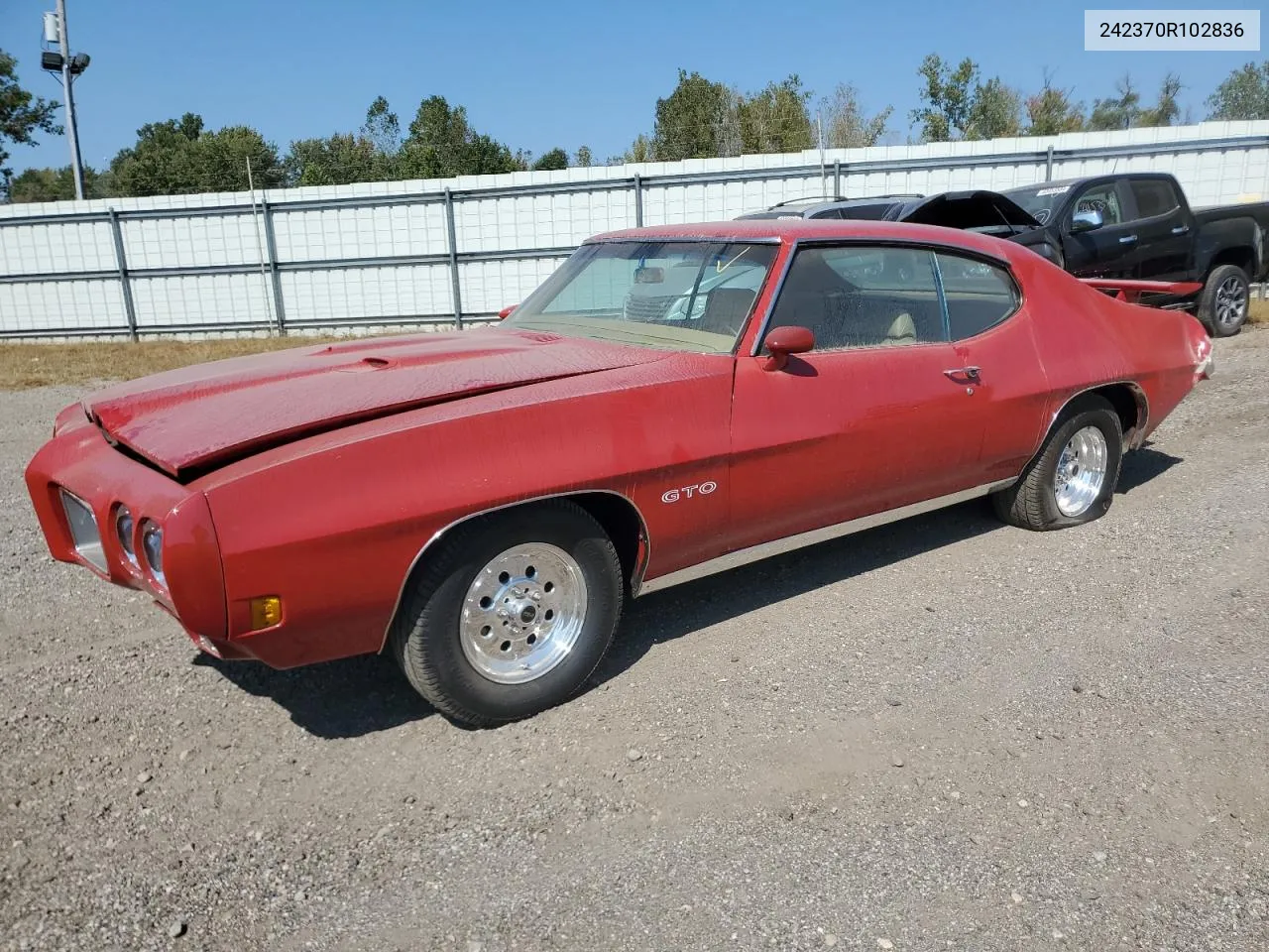 1970 Pontiac Uk VIN: 242370R102836 Lot: 69211824