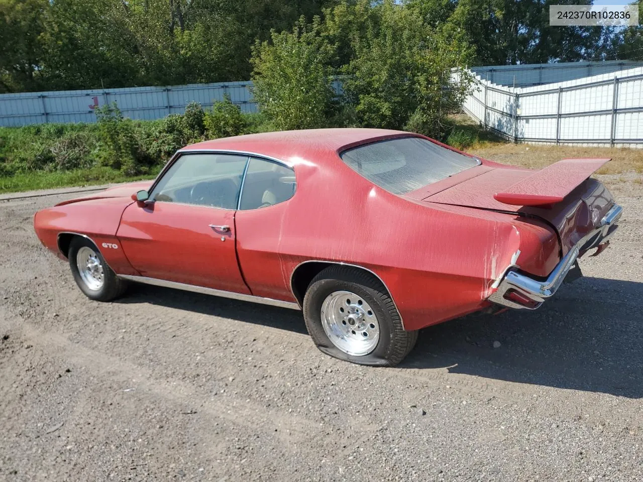 242370R102836 1970 Pontiac Uk