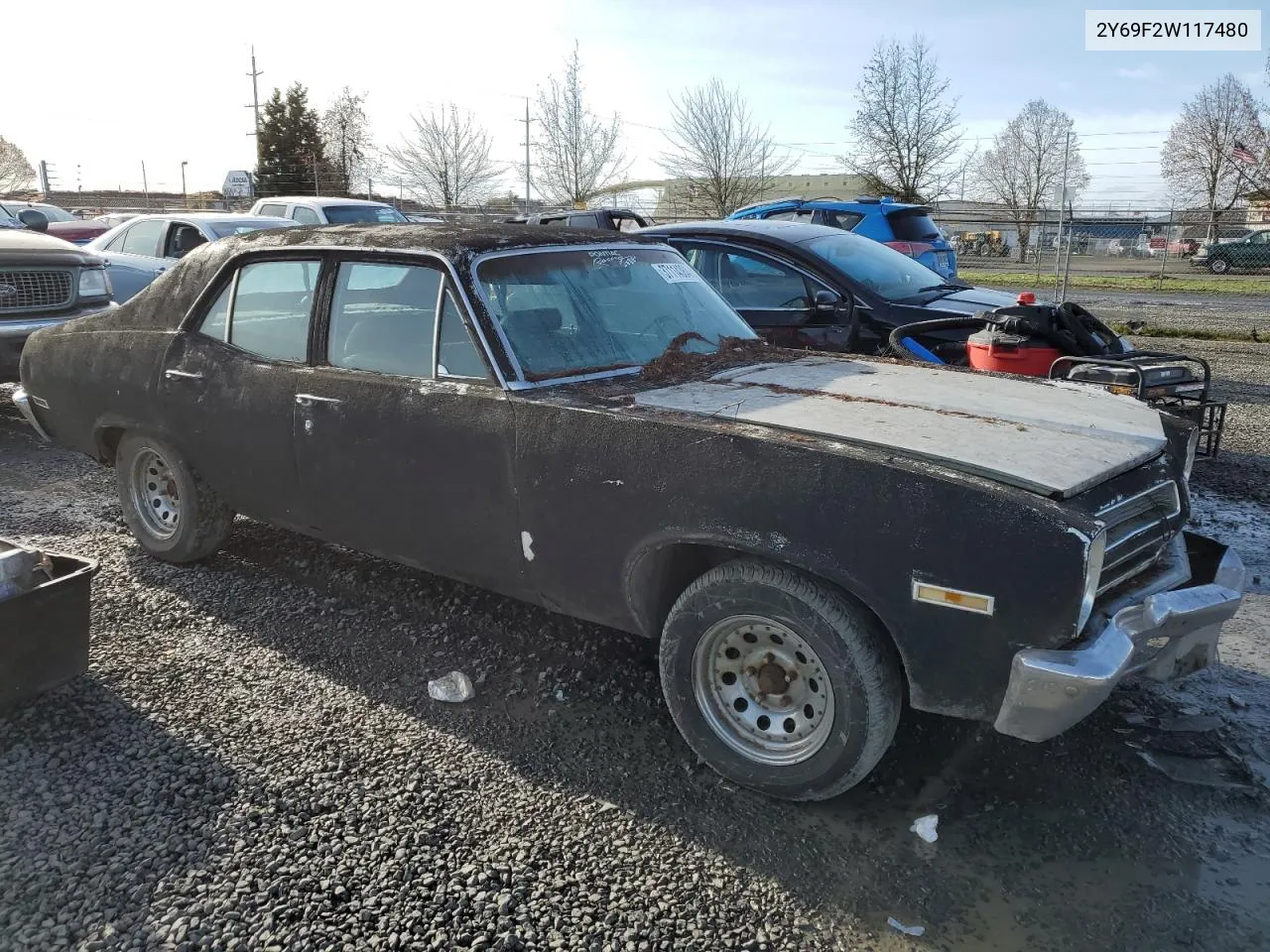 1972 Pontiac Ventura VIN: 2Y69F2W117480 Lot: 37114384