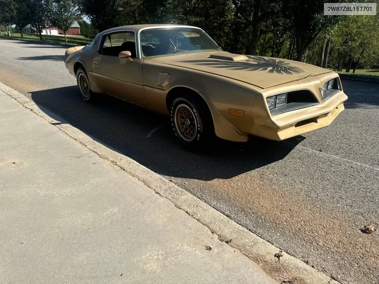 1978 Pontiac Trans Am VIN: 2W87Z8L157701 Lot: 75174514