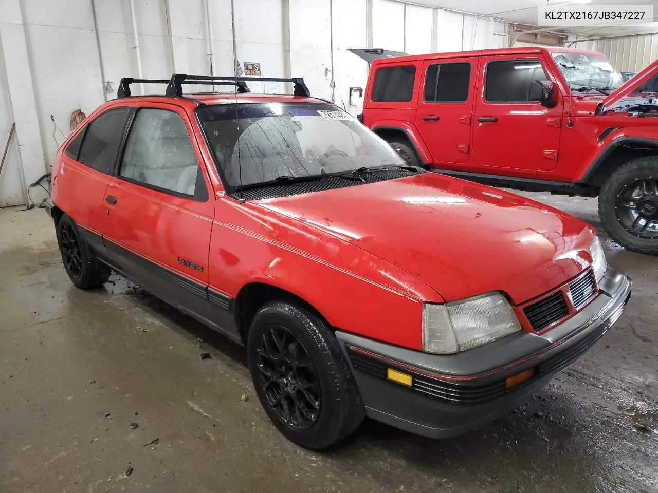 1988 Pontiac Lemans Yl Aerocoupe VIN: KL2TX2167JB347227 Lot: 72574434