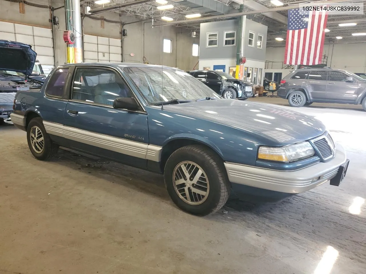 1G2NE14U8KC839992 1989 Pontiac Grand Am Le