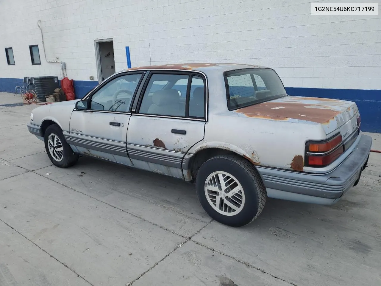 1989 Pontiac Grand Am Le VIN: 1G2NE54U6KC717199 Lot: 77552184