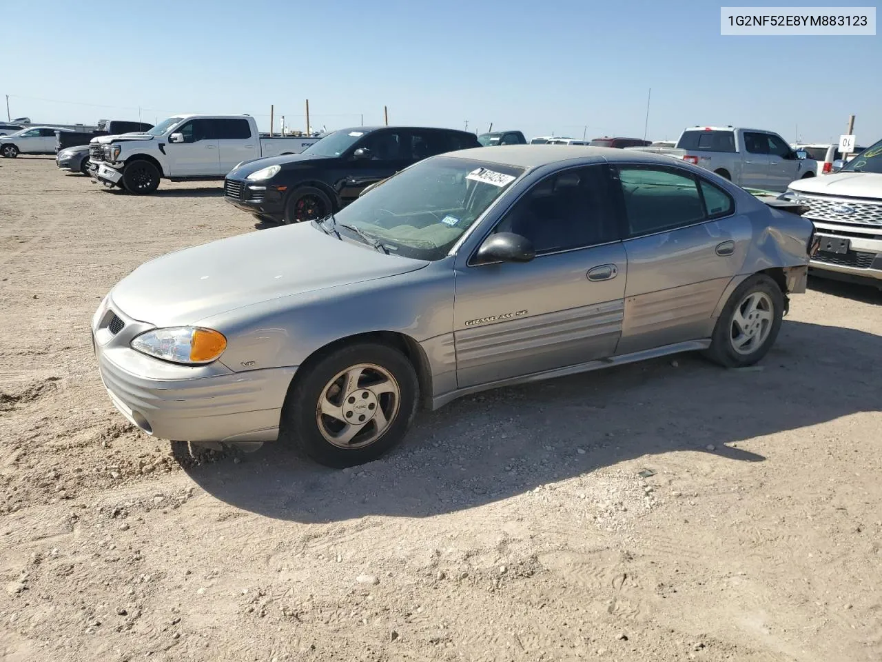 2000 Pontiac Grand Am Se1 VIN: 1G2NF52E8YM883123 Lot: 74504254