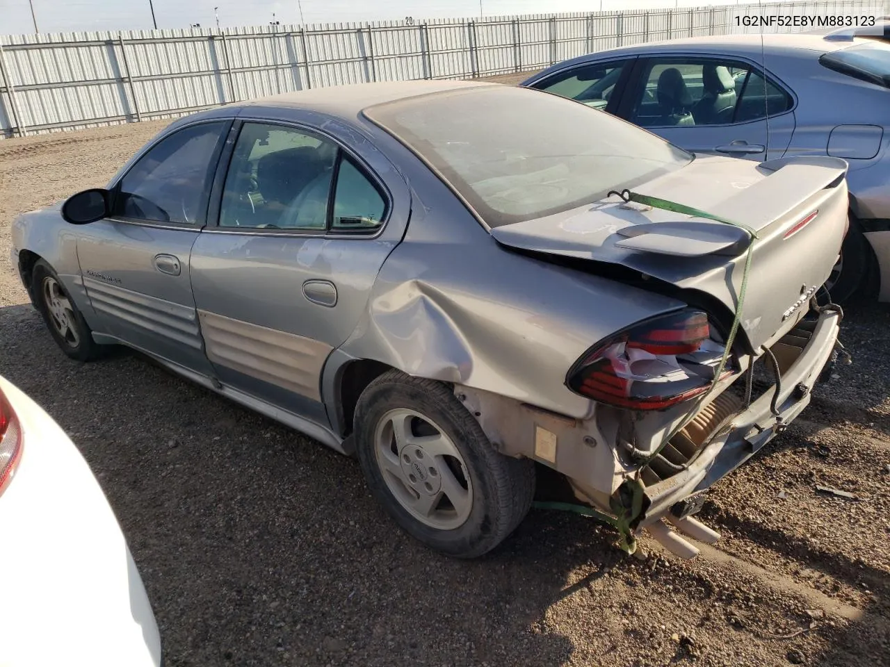 2000 Pontiac Grand Am Se1 VIN: 1G2NF52E8YM883123 Lot: 74504254