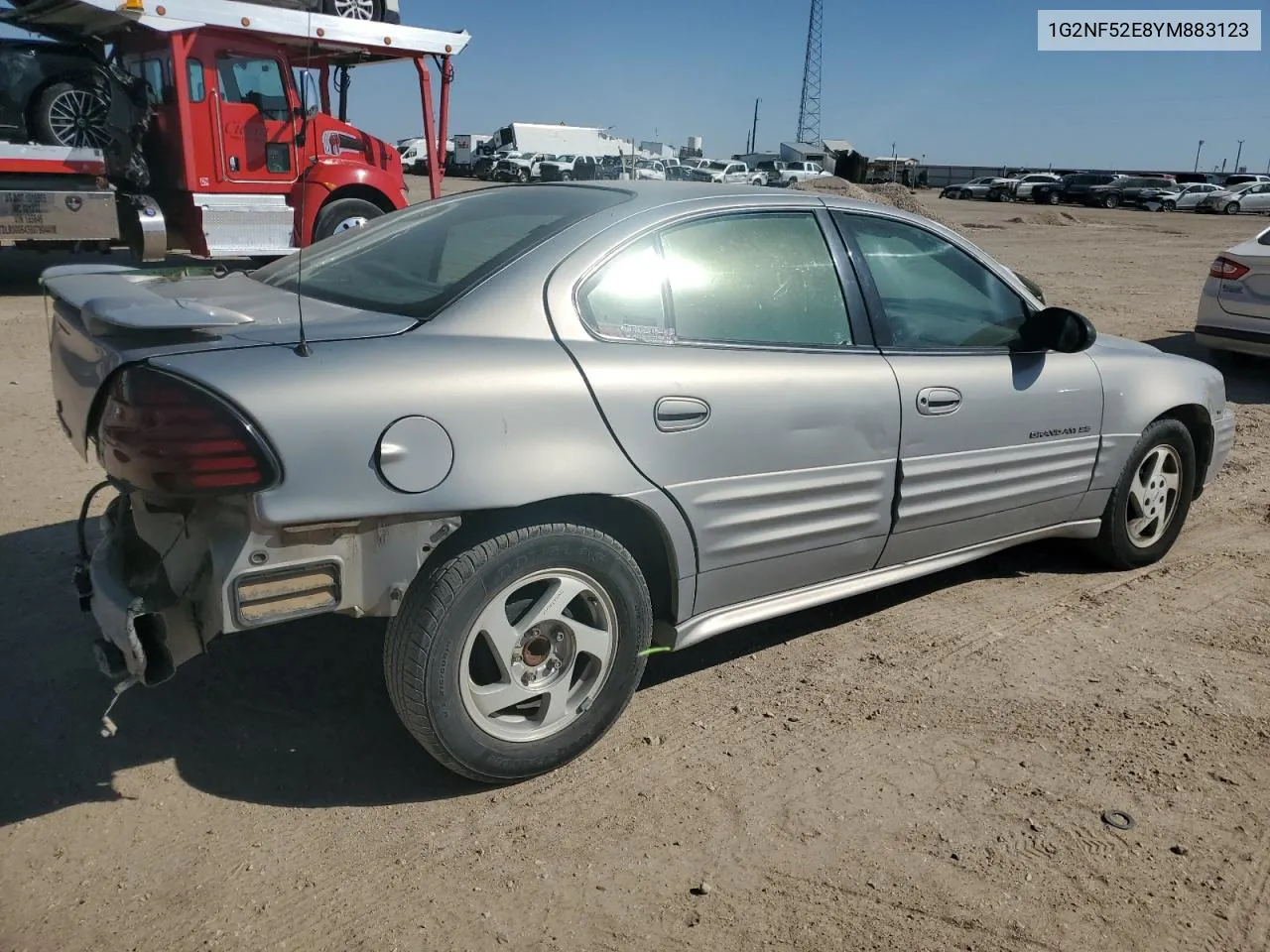 2000 Pontiac Grand Am Se1 VIN: 1G2NF52E8YM883123 Lot: 74504254