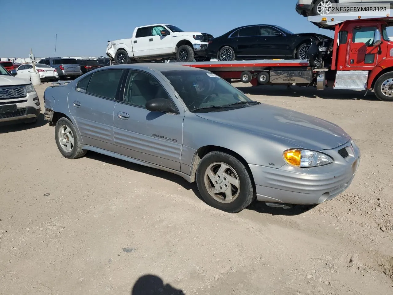 2000 Pontiac Grand Am Se1 VIN: 1G2NF52E8YM883123 Lot: 74504254