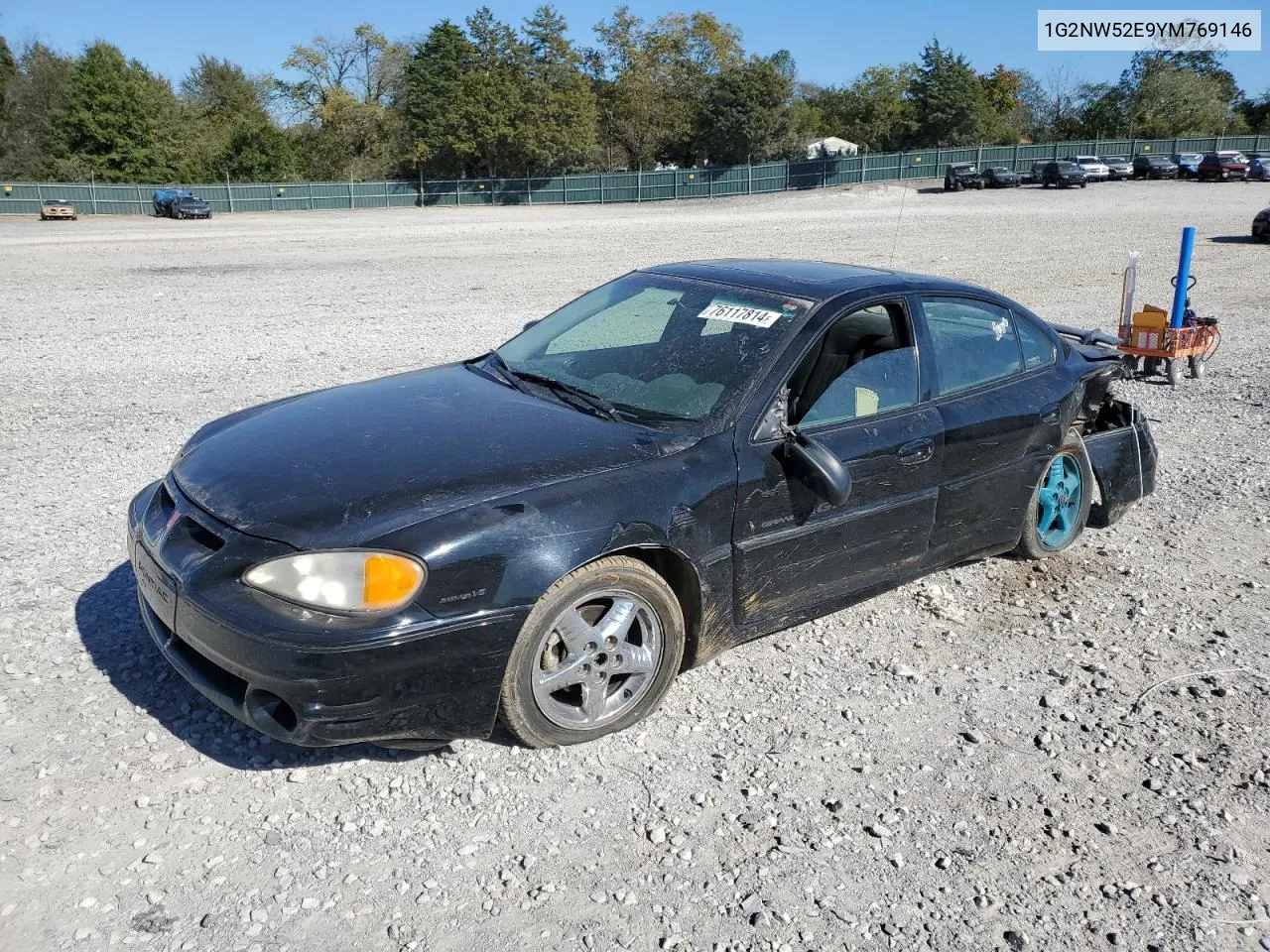 2000 Pontiac Grand Am Gt VIN: 1G2NW52E9YM769146 Lot: 76117814