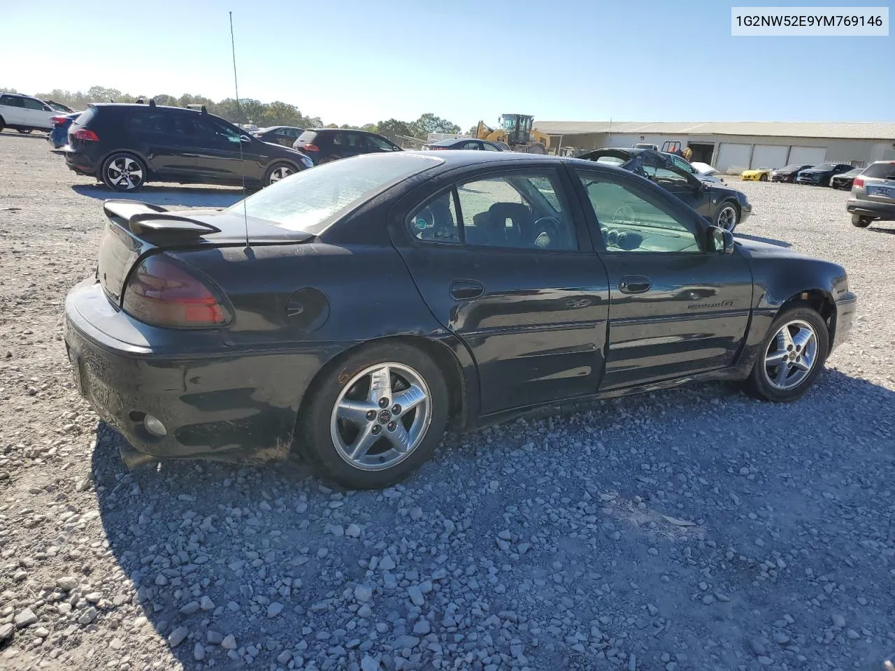 2000 Pontiac Grand Am Gt VIN: 1G2NW52E9YM769146 Lot: 76117814