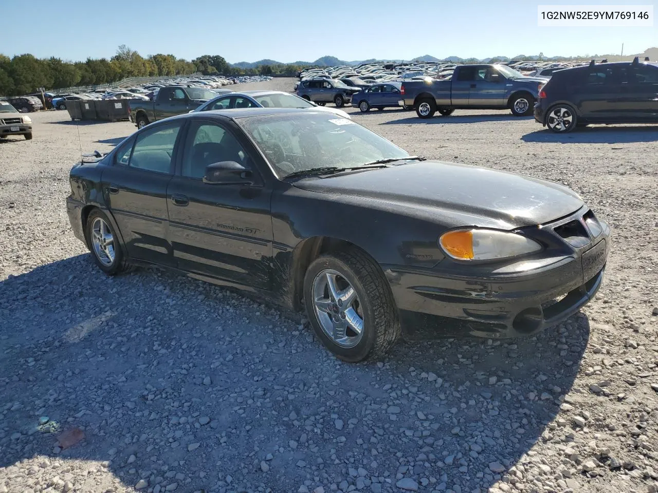 2000 Pontiac Grand Am Gt VIN: 1G2NW52E9YM769146 Lot: 76117814