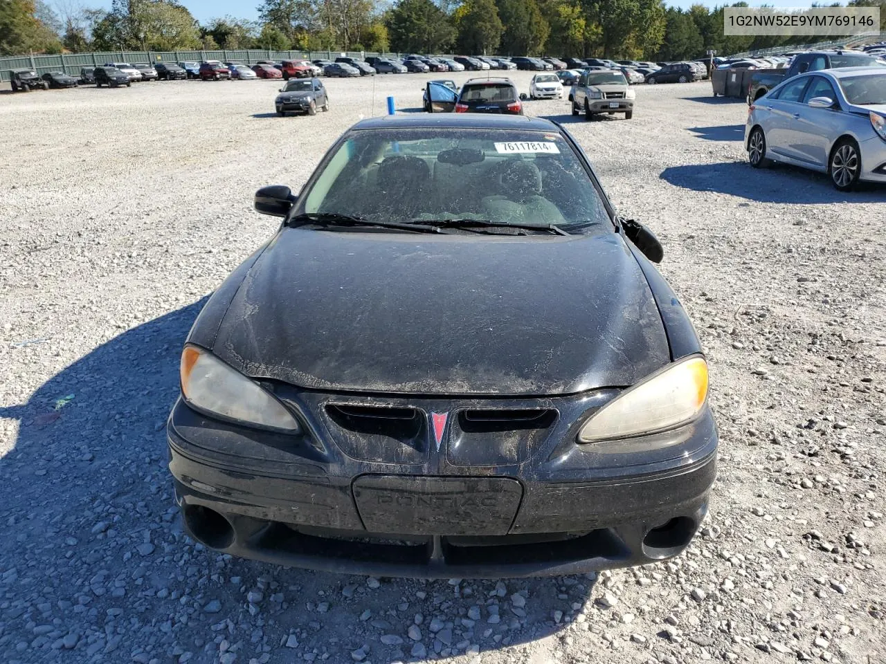 2000 Pontiac Grand Am Gt VIN: 1G2NW52E9YM769146 Lot: 76117814