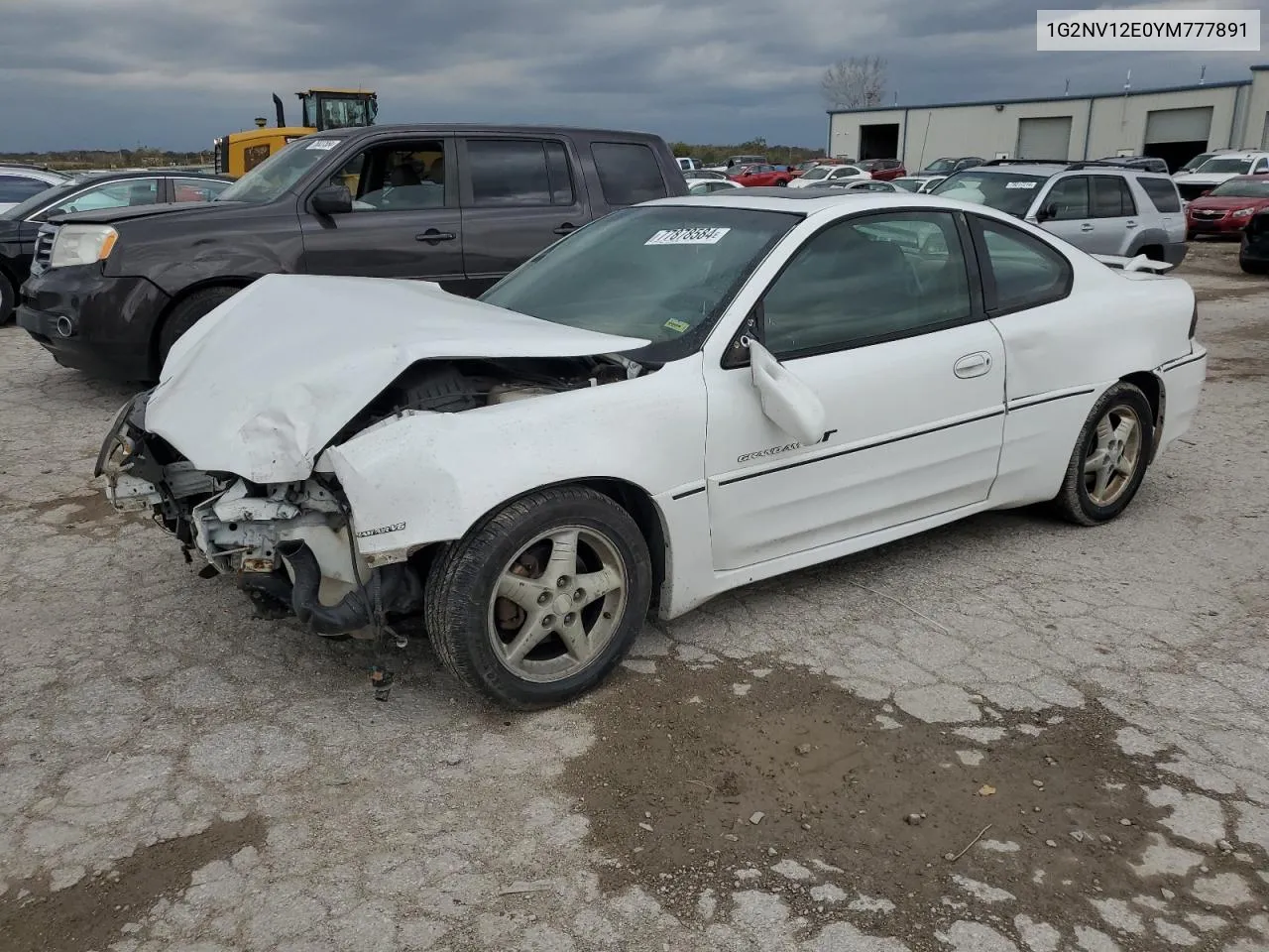 2000 Pontiac Grand Am Gt1 VIN: 1G2NV12E0YM777891 Lot: 77878584