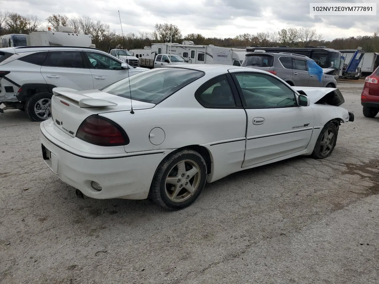 2000 Pontiac Grand Am Gt1 VIN: 1G2NV12E0YM777891 Lot: 77878584