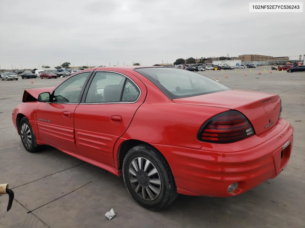 2000 Pontiac Grand Am Se1 VIN: 1G2NF52E7YC536243 Lot: 79075484