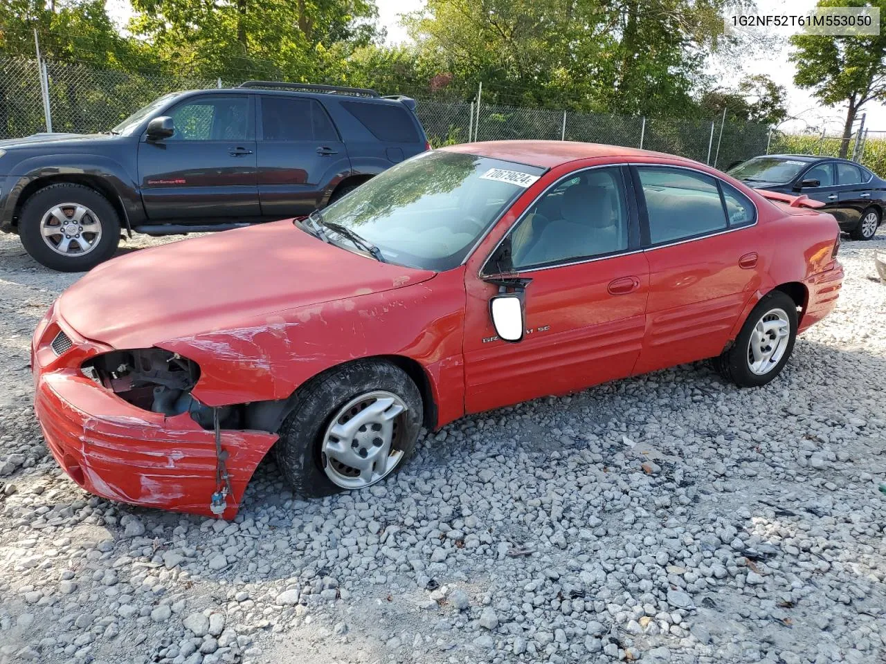 2001 Pontiac Grand Am Se1 VIN: 1G2NF52T61M553050 Lot: 70679624