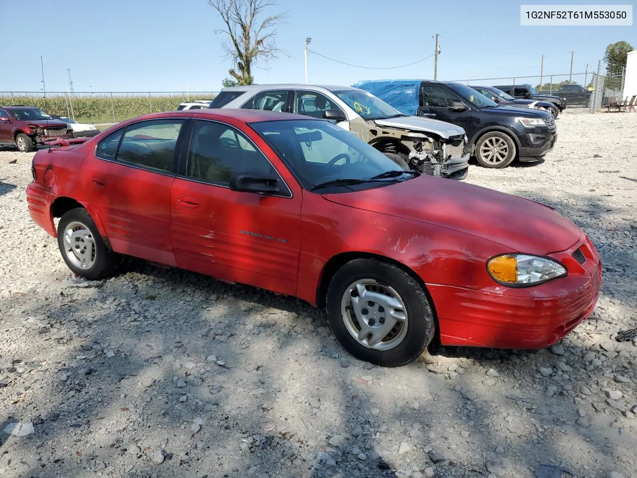 2001 Pontiac Grand Am Se1 VIN: 1G2NF52T61M553050 Lot: 70679624