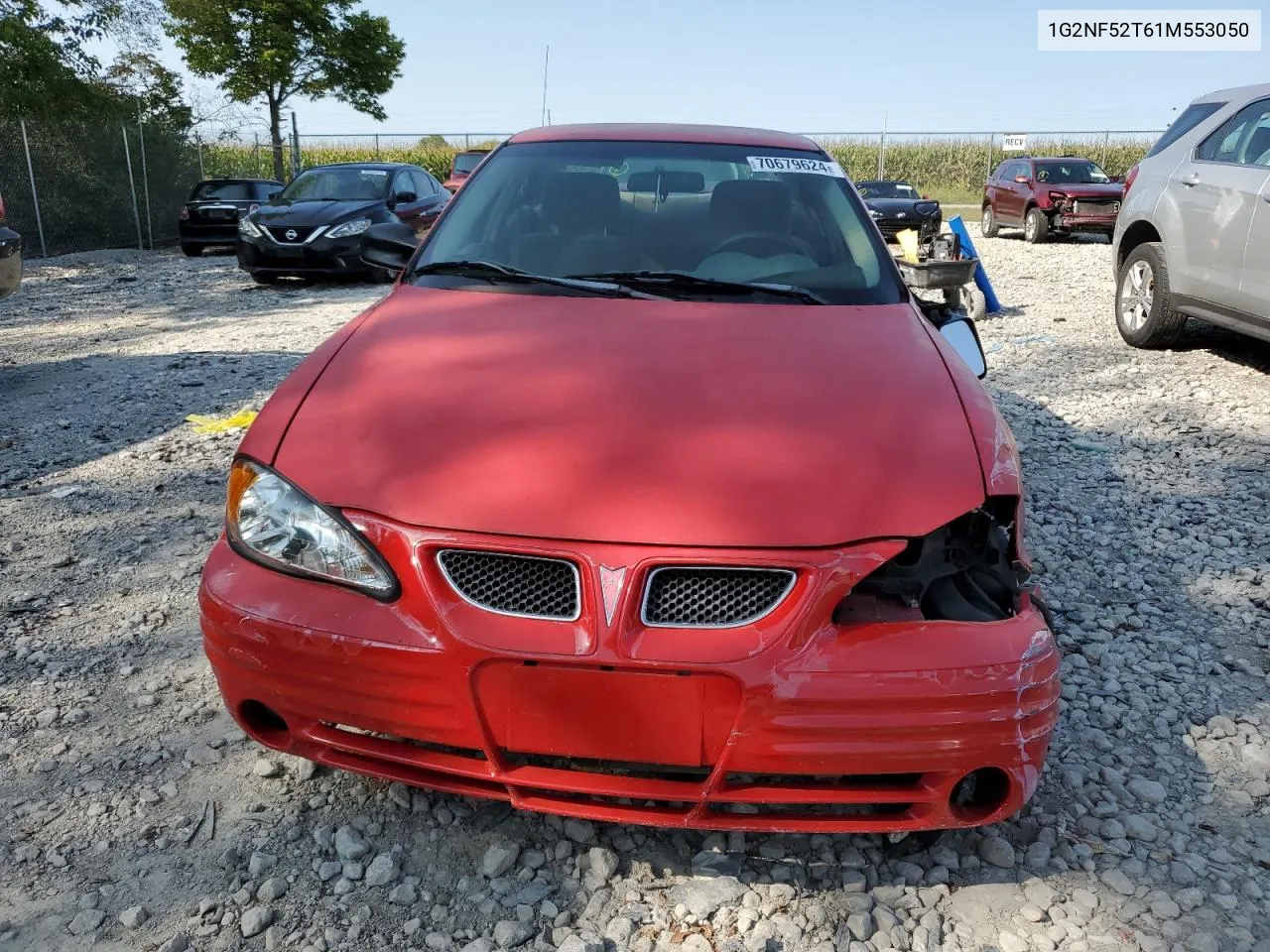 2001 Pontiac Grand Am Se1 VIN: 1G2NF52T61M553050 Lot: 70679624