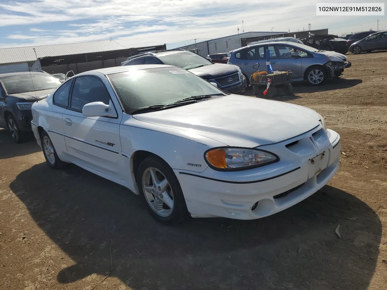 2001 Pontiac Grand Am Gt VIN: 1G2NW12E91M512826 Lot: 71748504