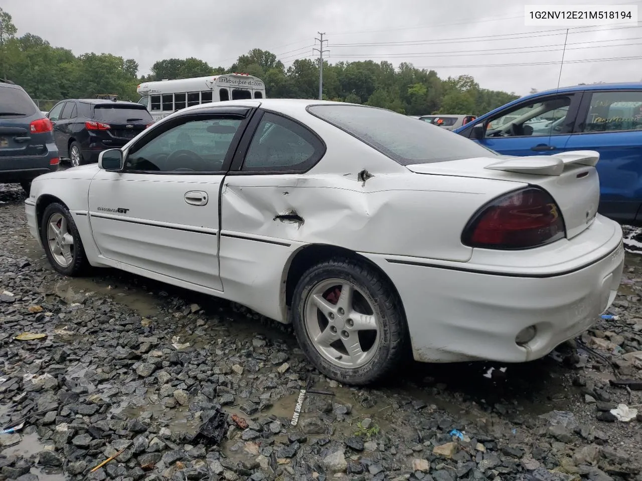 2001 Pontiac Grand Am Gt1 VIN: 1G2NV12E21M518194 Lot: 73194424