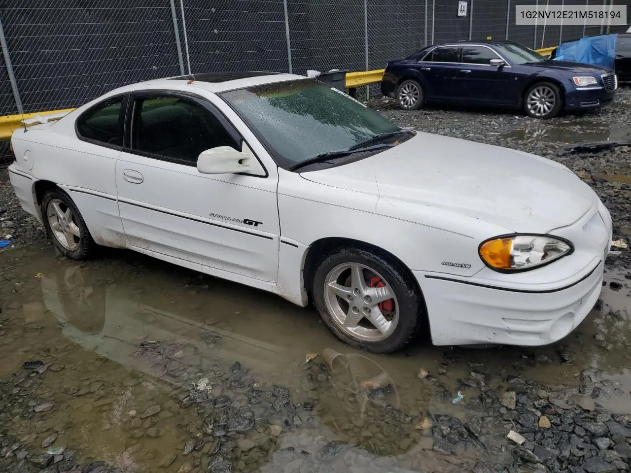 2001 Pontiac Grand Am Gt1 VIN: 1G2NV12E21M518194 Lot: 73194424