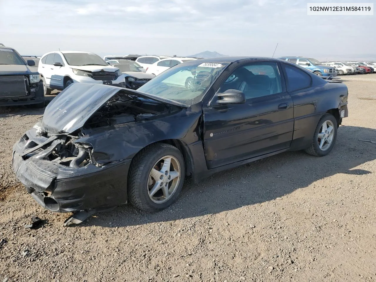 2001 Pontiac Grand Am Gt VIN: 1G2NW12E31M584119 Lot: 76099984