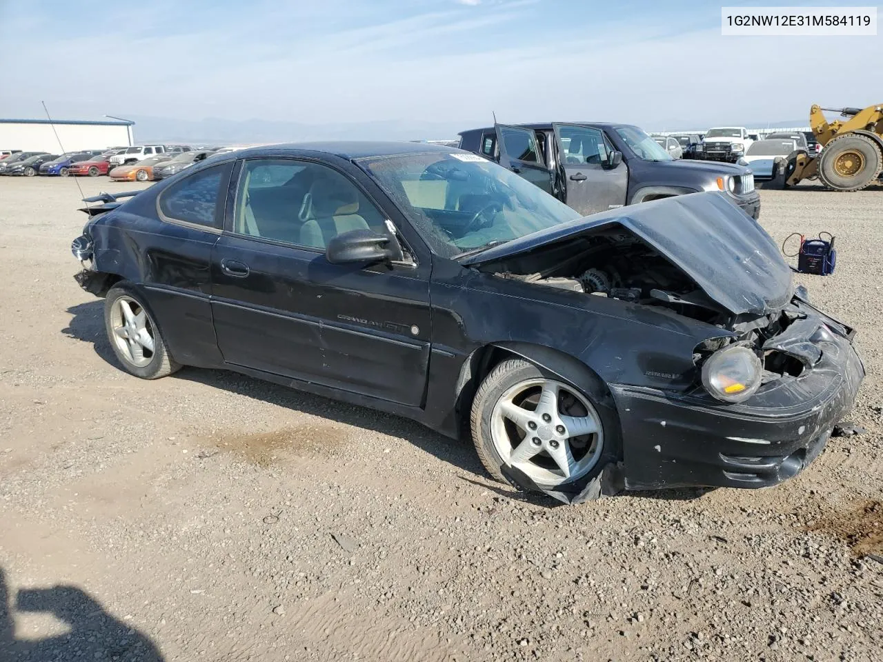 2001 Pontiac Grand Am Gt VIN: 1G2NW12E31M584119 Lot: 76099984