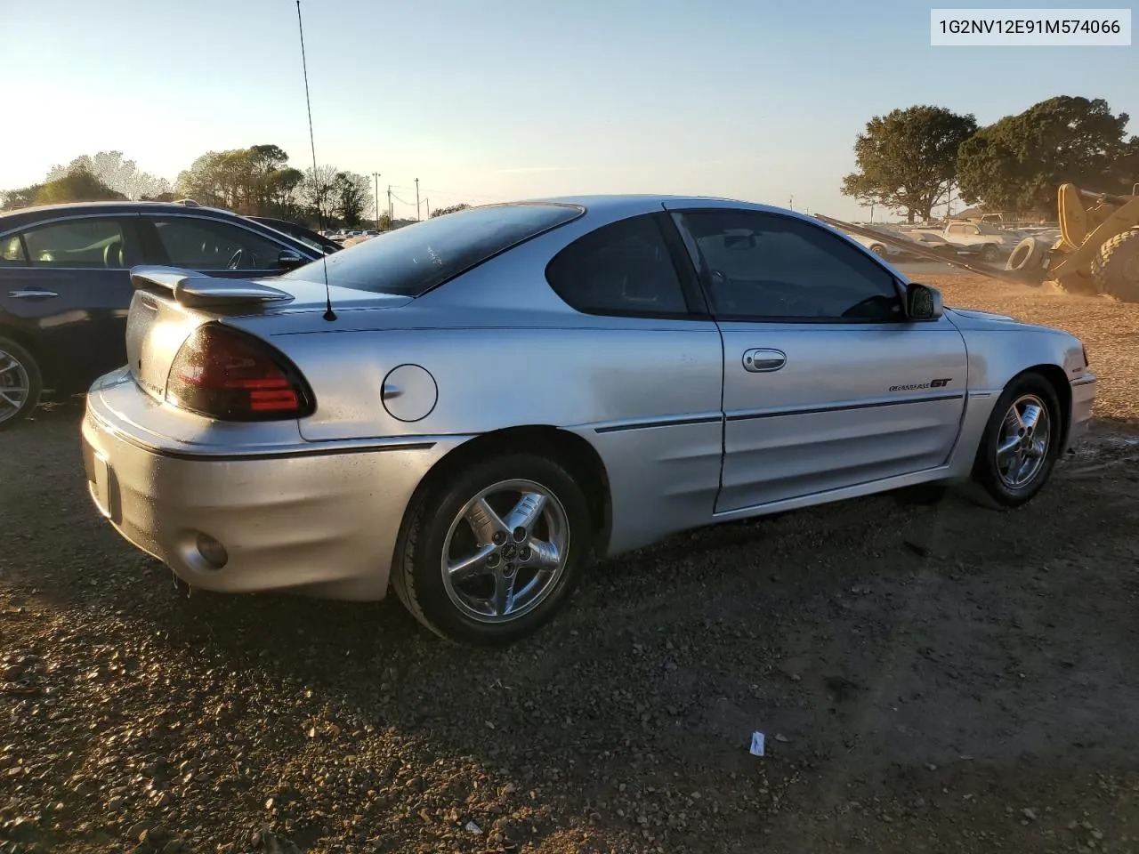 2001 Pontiac Grand Am Gt1 VIN: 1G2NV12E91M574066 Lot: 77224474