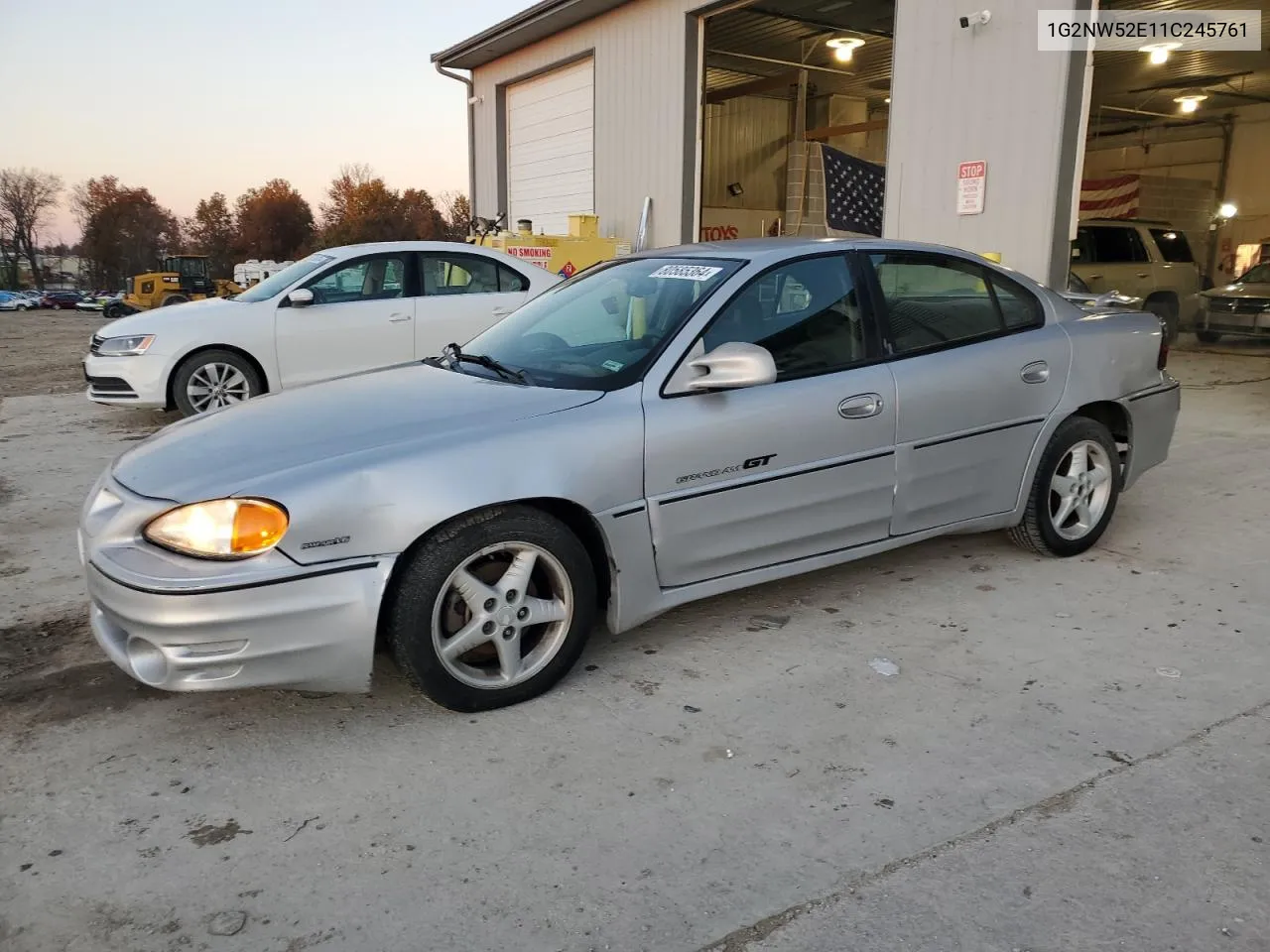 2001 Pontiac Grand Am Gt VIN: 1G2NW52E11C245761 Lot: 80585364