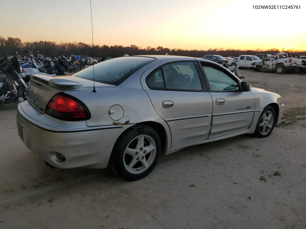 2001 Pontiac Grand Am Gt VIN: 1G2NW52E11C245761 Lot: 80585364