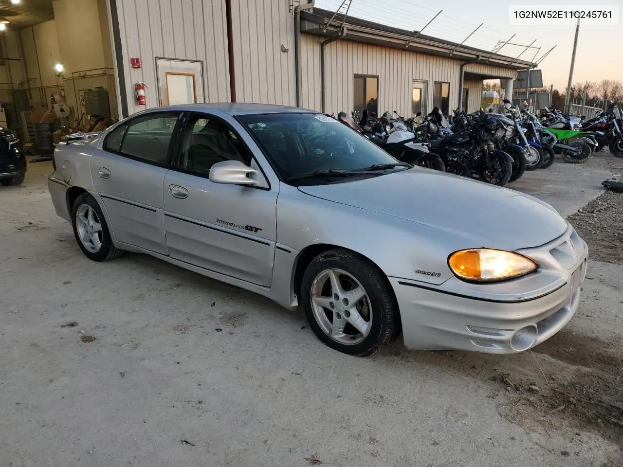 2001 Pontiac Grand Am Gt VIN: 1G2NW52E11C245761 Lot: 80585364