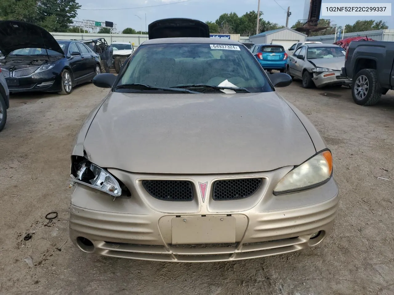 2002 Pontiac Grand Am Se1 VIN: 1G2NF52F22C299337 Lot: 64937324