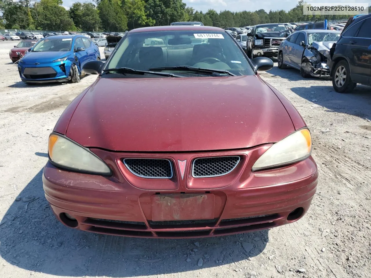 2002 Pontiac Grand Am Se1 VIN: 1G2NF52F22C128510 Lot: 68110744