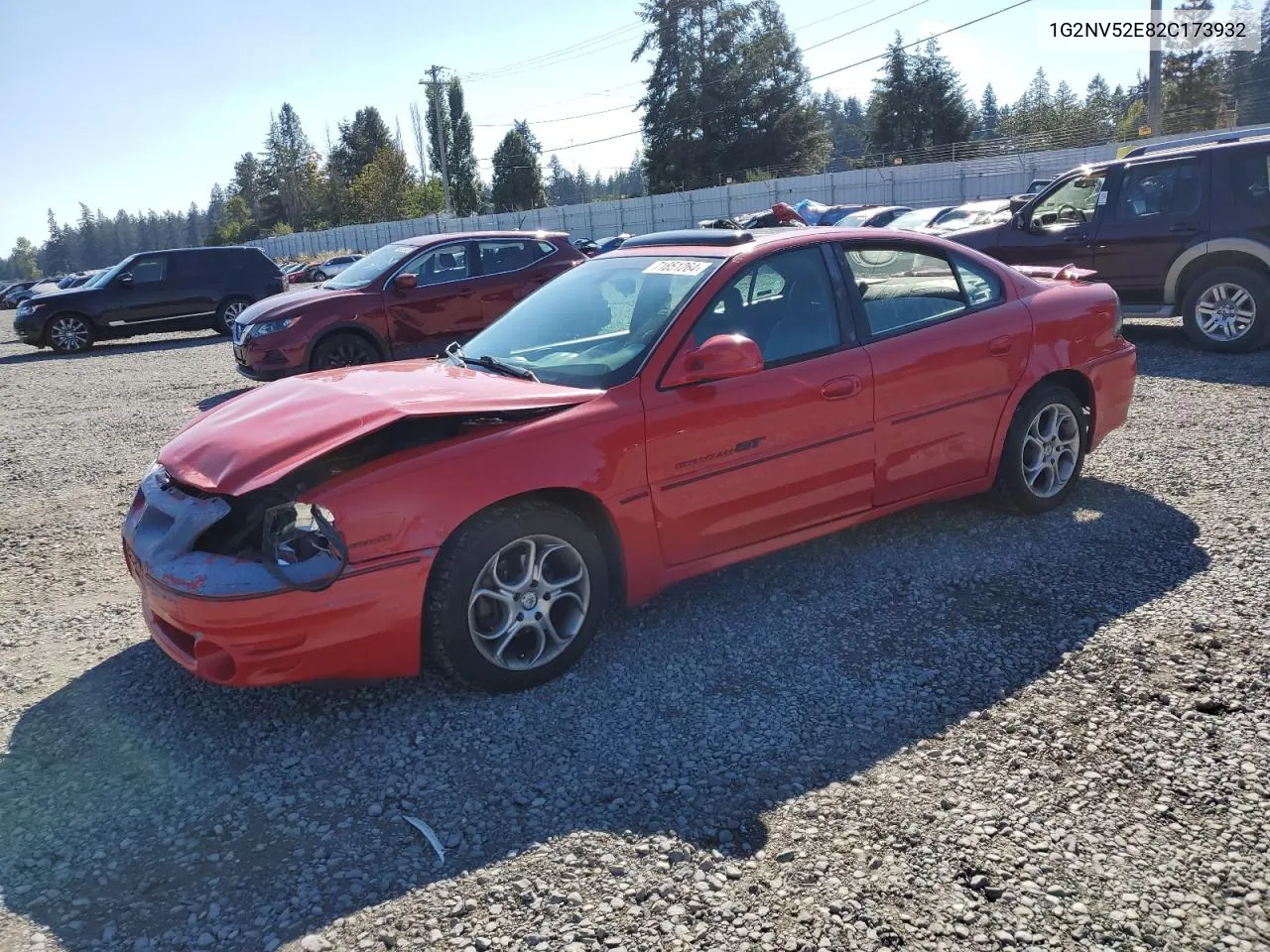 1G2NV52E82C173932 2002 Pontiac Grand Am Gt1