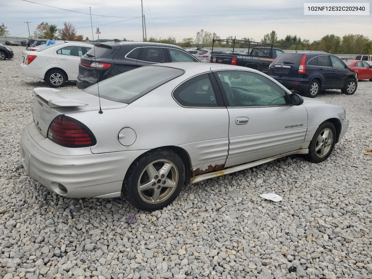 2002 Pontiac Grand Am Se1 VIN: 1G2NF12E32C202940 Lot: 73576474