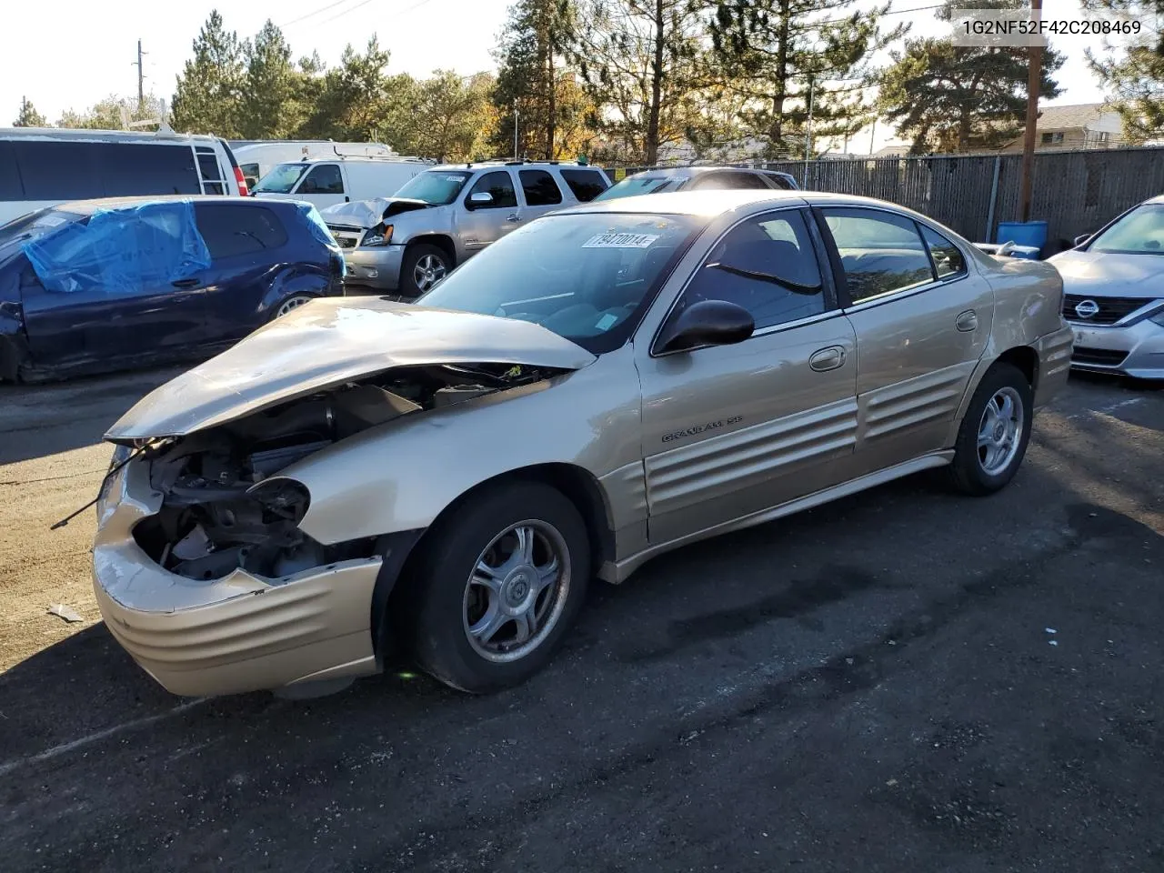 2002 Pontiac Grand Am Se1 VIN: 1G2NF52F42C208469 Lot: 79470014