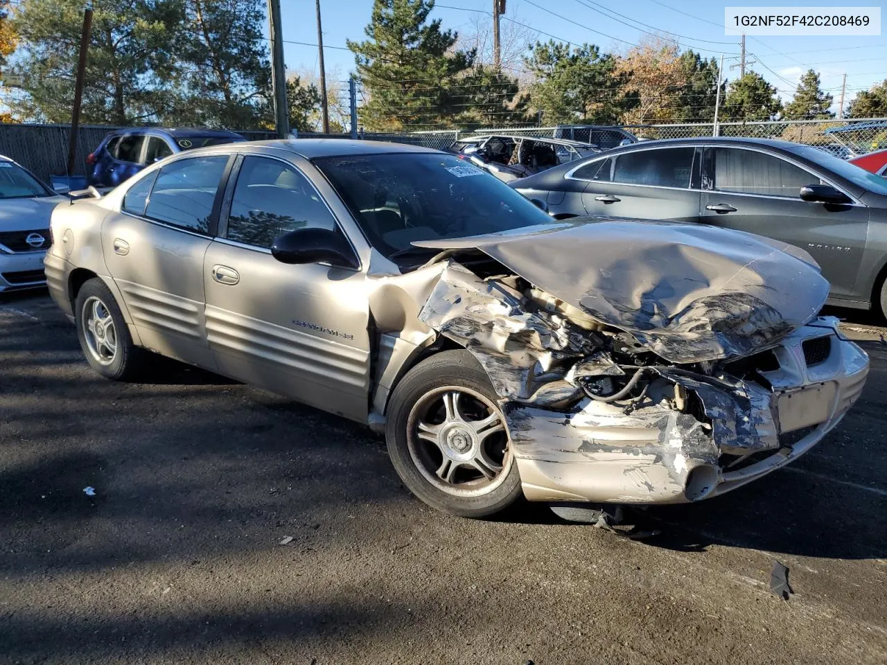 2002 Pontiac Grand Am Se1 VIN: 1G2NF52F42C208469 Lot: 79470014