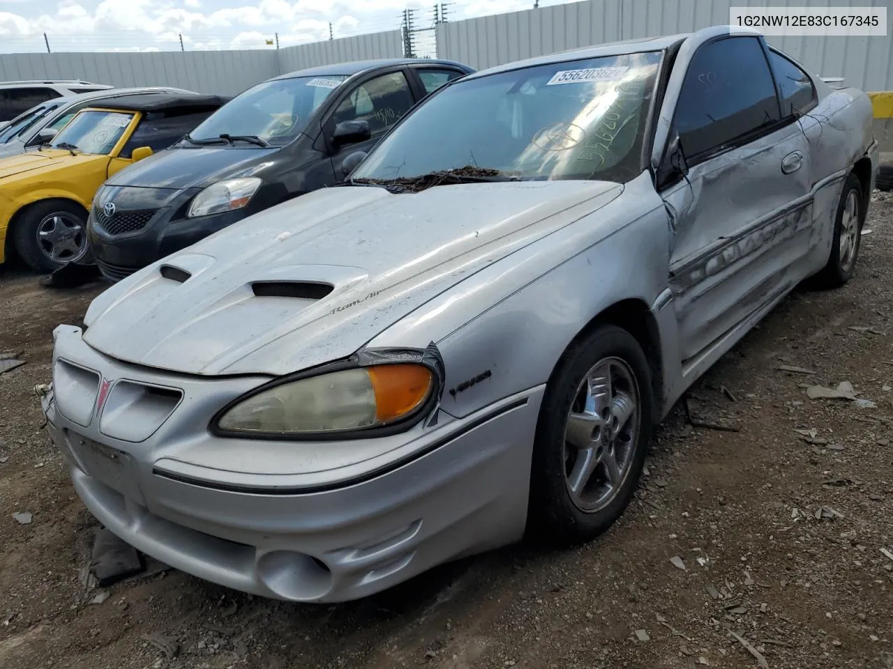 2003 Pontiac Grand Am Gt VIN: 1G2NW12E83C167345 Lot: 55620362