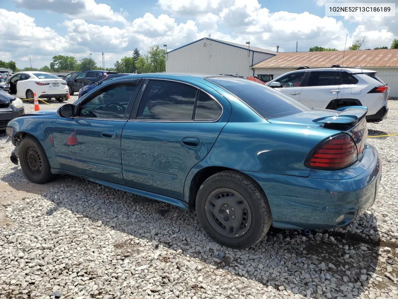 2003 Pontiac Grand Am Se VIN: 1G2NE52F13C186189 Lot: 60651804