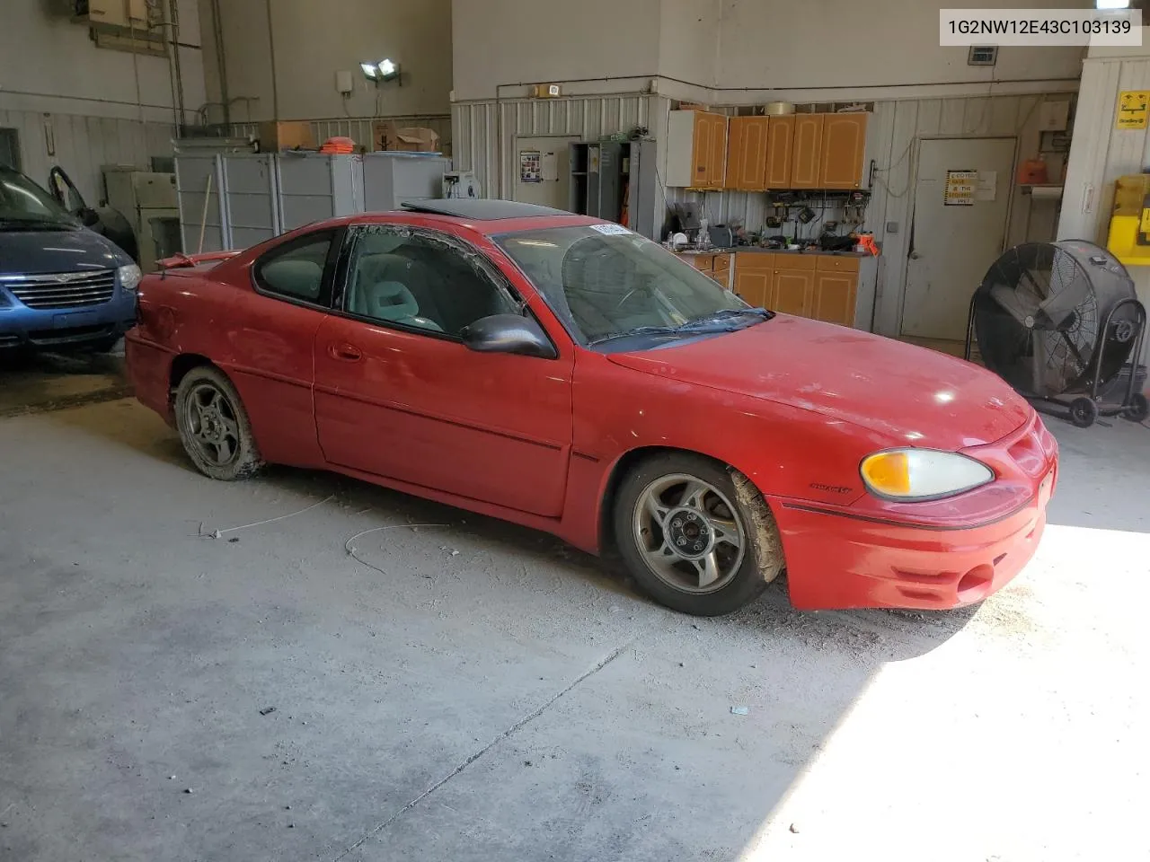 2003 Pontiac Grand Am Gt VIN: 1G2NW12E43C103139 Lot: 62676404