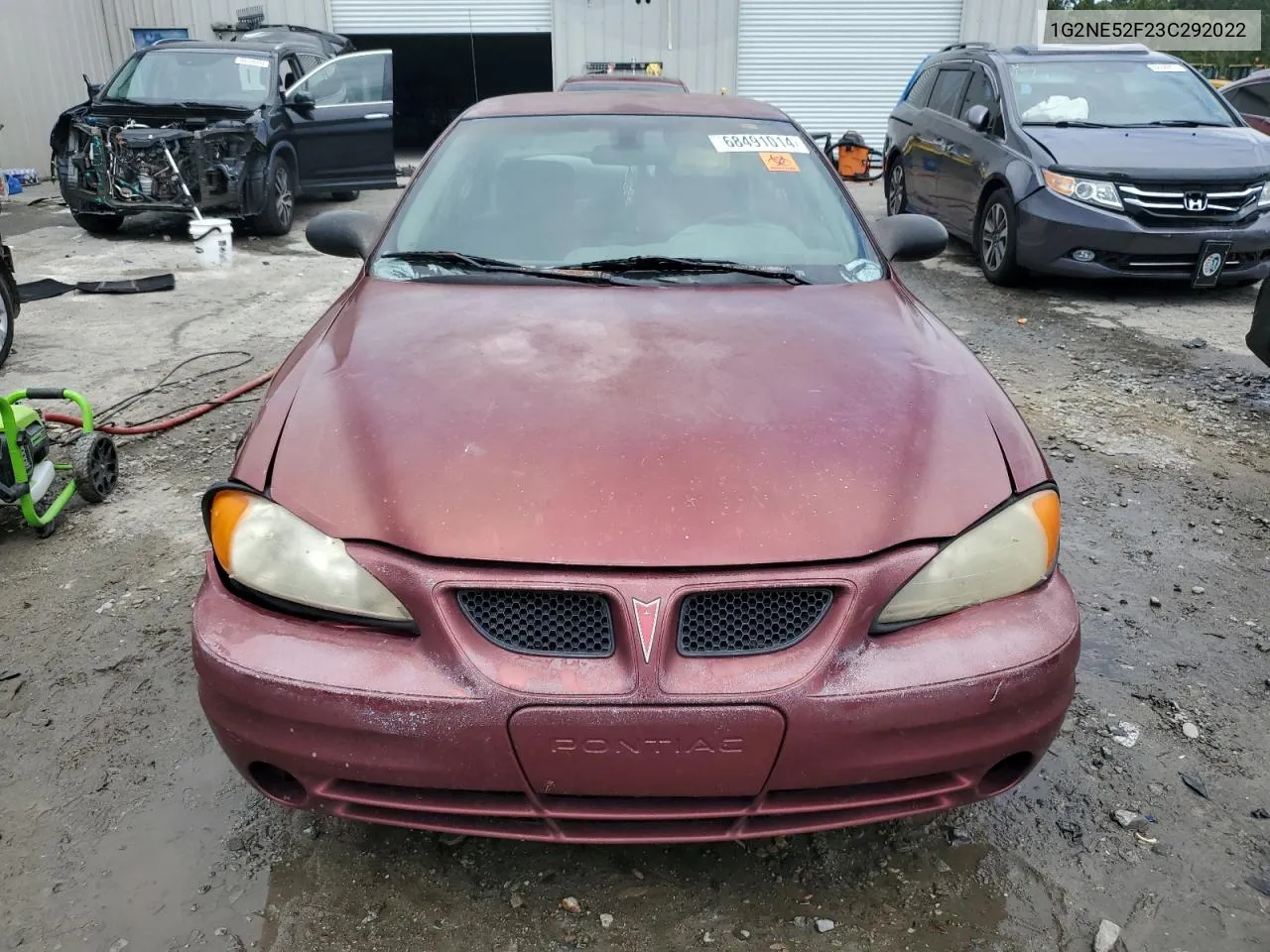 2003 Pontiac Grand Am Se VIN: 1G2NE52F23C292022 Lot: 68491014