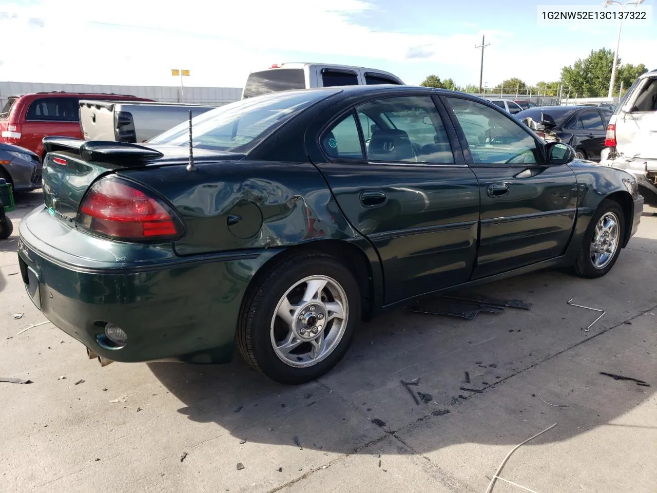 2003 Pontiac Grand Am Gt VIN: 1G2NW52E13C137322 Lot: 68789744