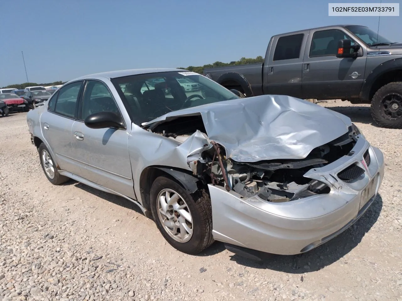 2003 Pontiac Grand Am Se1 VIN: 1G2NF52E03M733791 Lot: 70805514